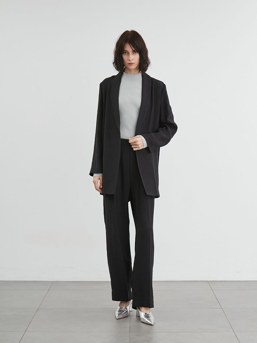 styling/「【セットアップ対応】バックサテンジャケット」|テーラードジャケット|