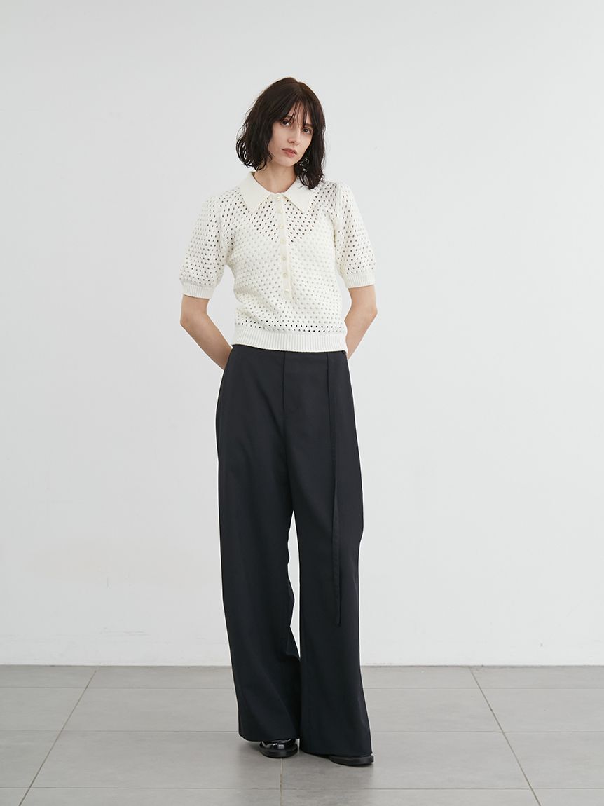 styling/「【セットアップ対応】ダブルベルトスーツパンツ」|チノ|