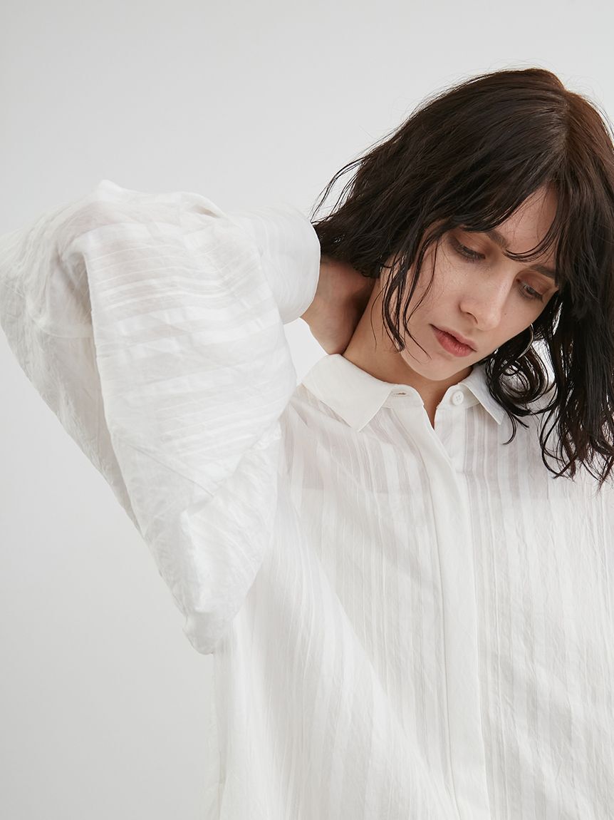 styling/「ジャガードシャツワンピース」|ワンピース|