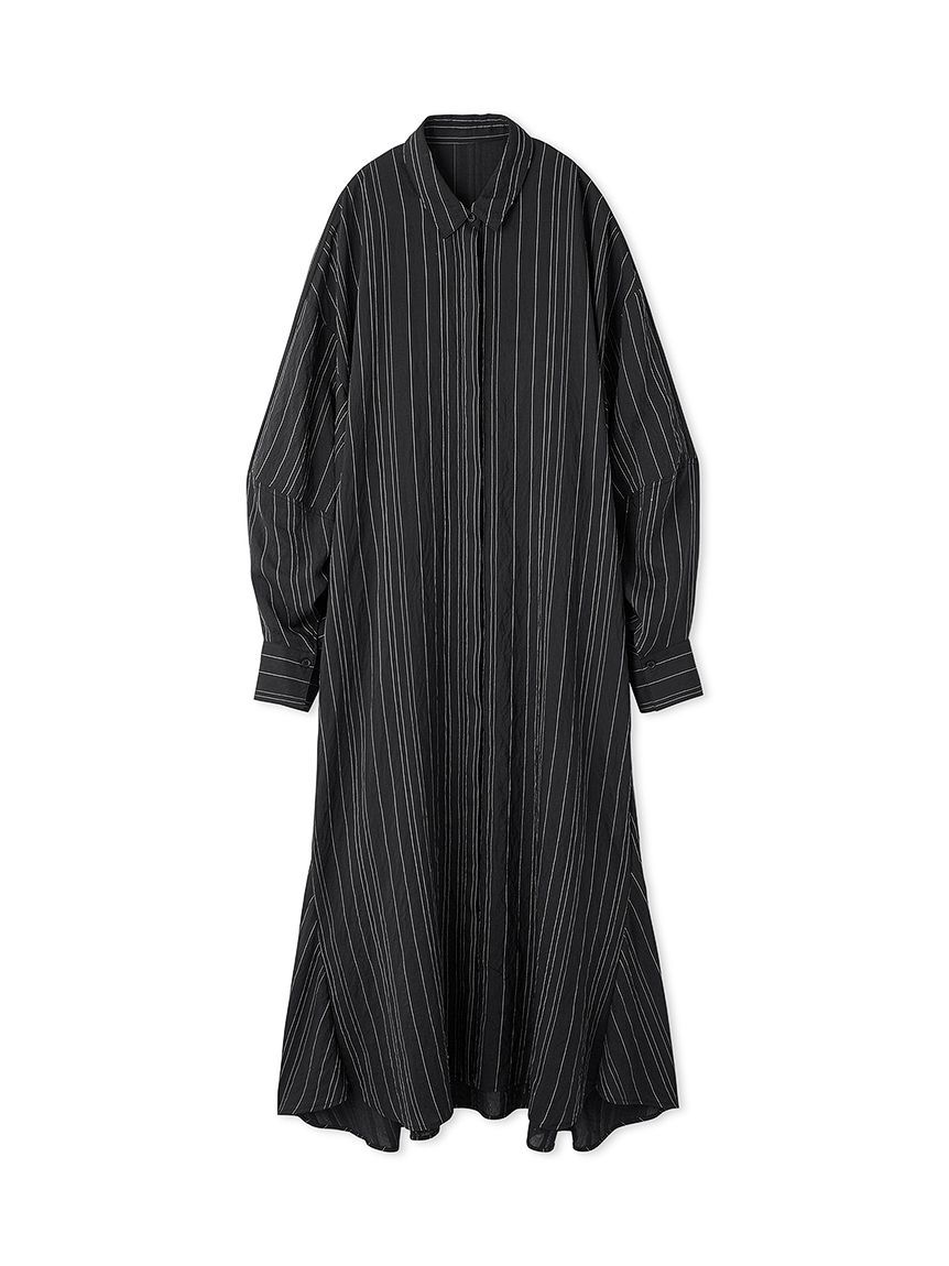 styling/「ジャガードシャツワンピース」|ワンピース|BLK