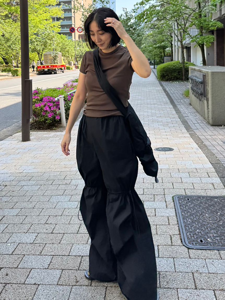 styling/「【S/S(エスバイエス)】＜ウォッシャブル・撥水＞イージーパンツ」|チノ|