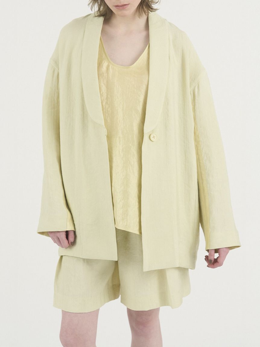 styling/「【セットアップ対応】バックサテンジャケット」|テーラードジャケット|