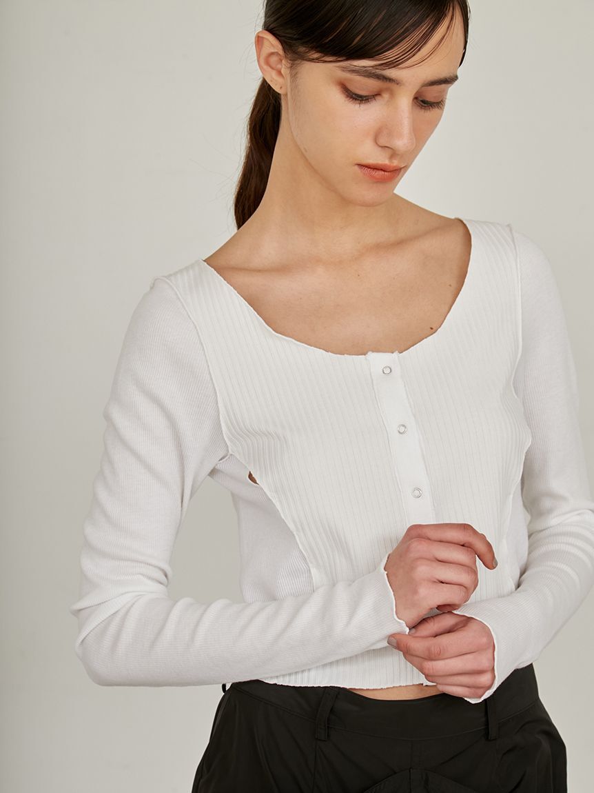 styling/「【セットアイテム対応】メローカットカーディガン」|カーディガン|WHT
