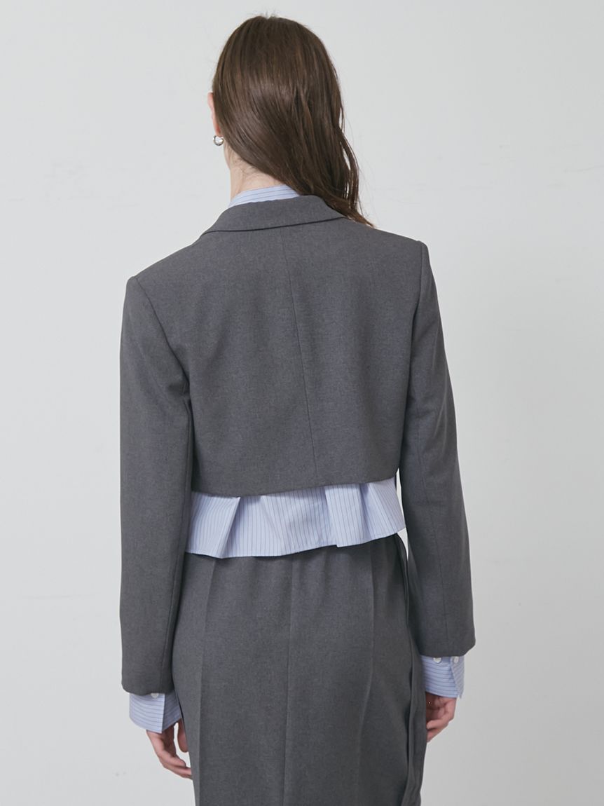 styling/「【セットアップ対応】ショートスーツジャケット」|テーラードジャケット|