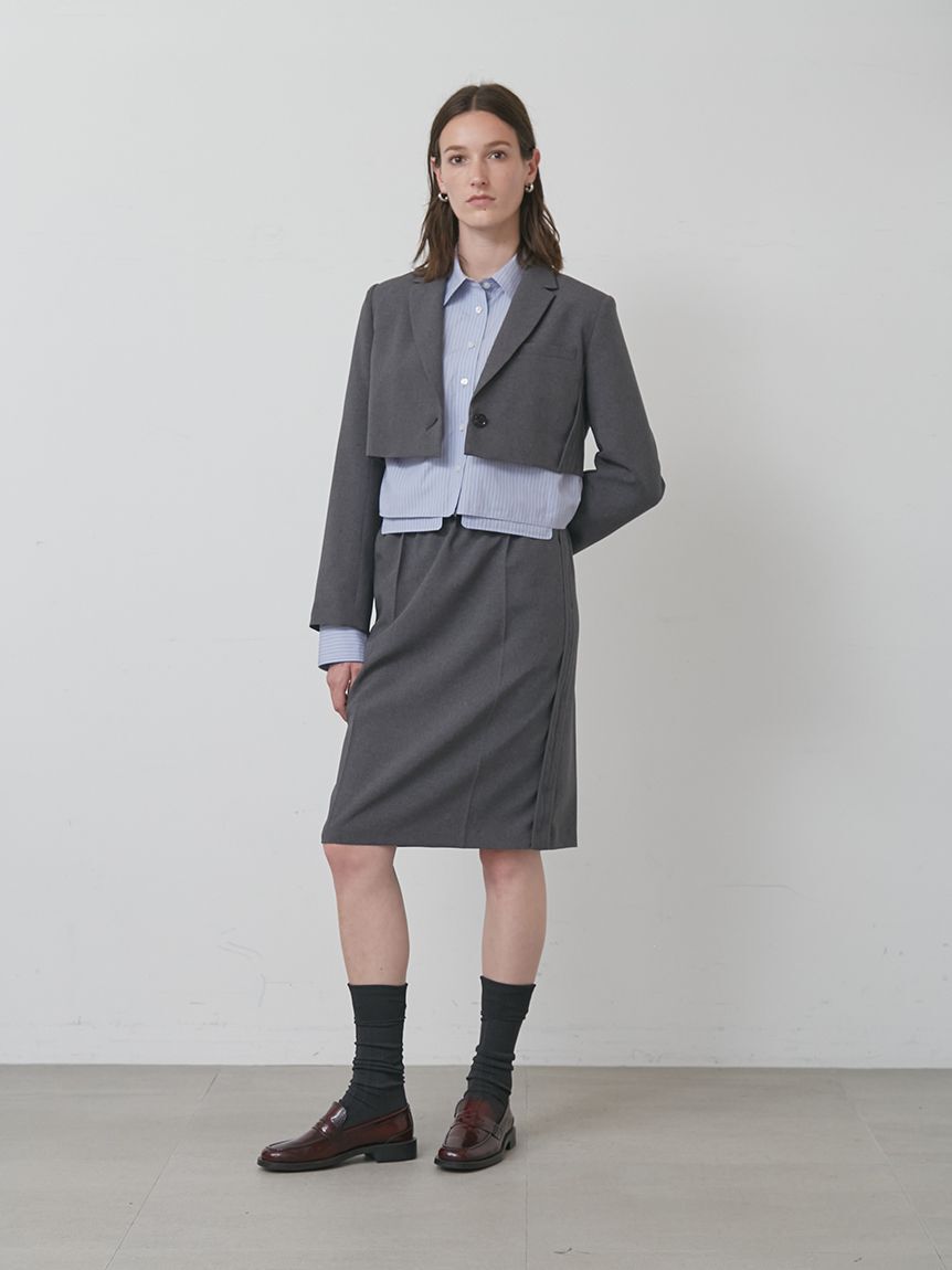 styling/「【セットアップ対応】ショートスーツジャケット」|テーラードジャケット|