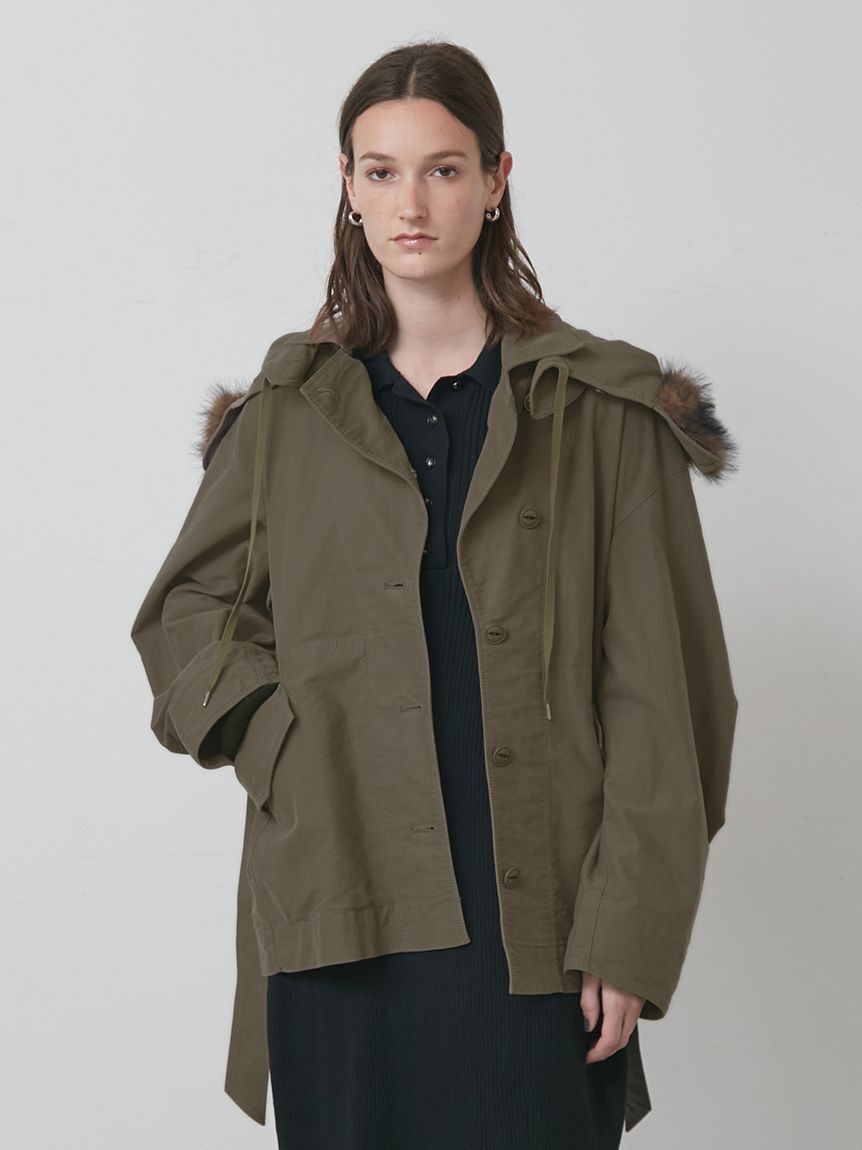 styling/「【セットアップ対応】アタッチドフードジャケット」|ミリタリージャケット|