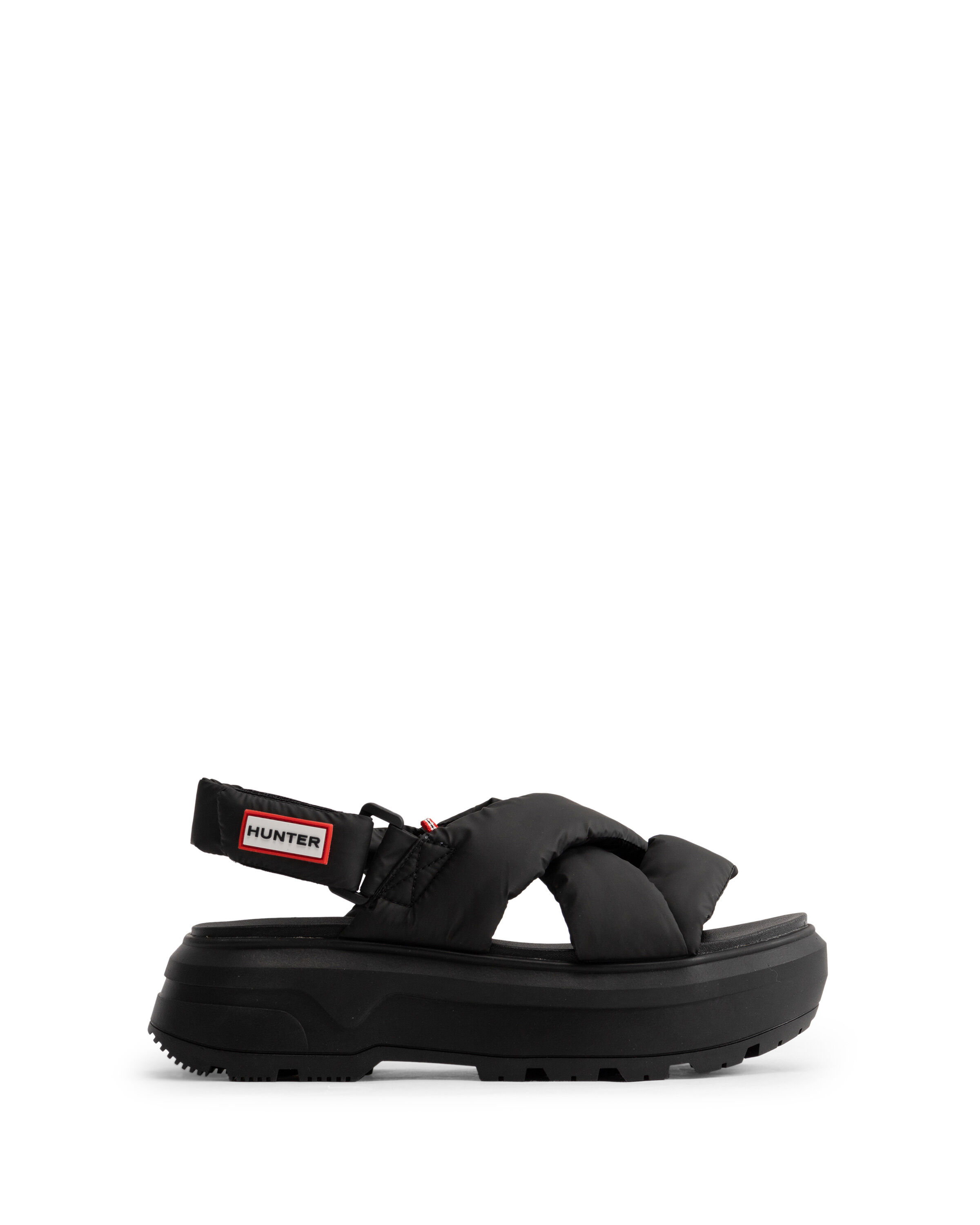 HUNTER「ユニセックス シティ リベル パフド クロスオーバー サンダル」|サンダル|