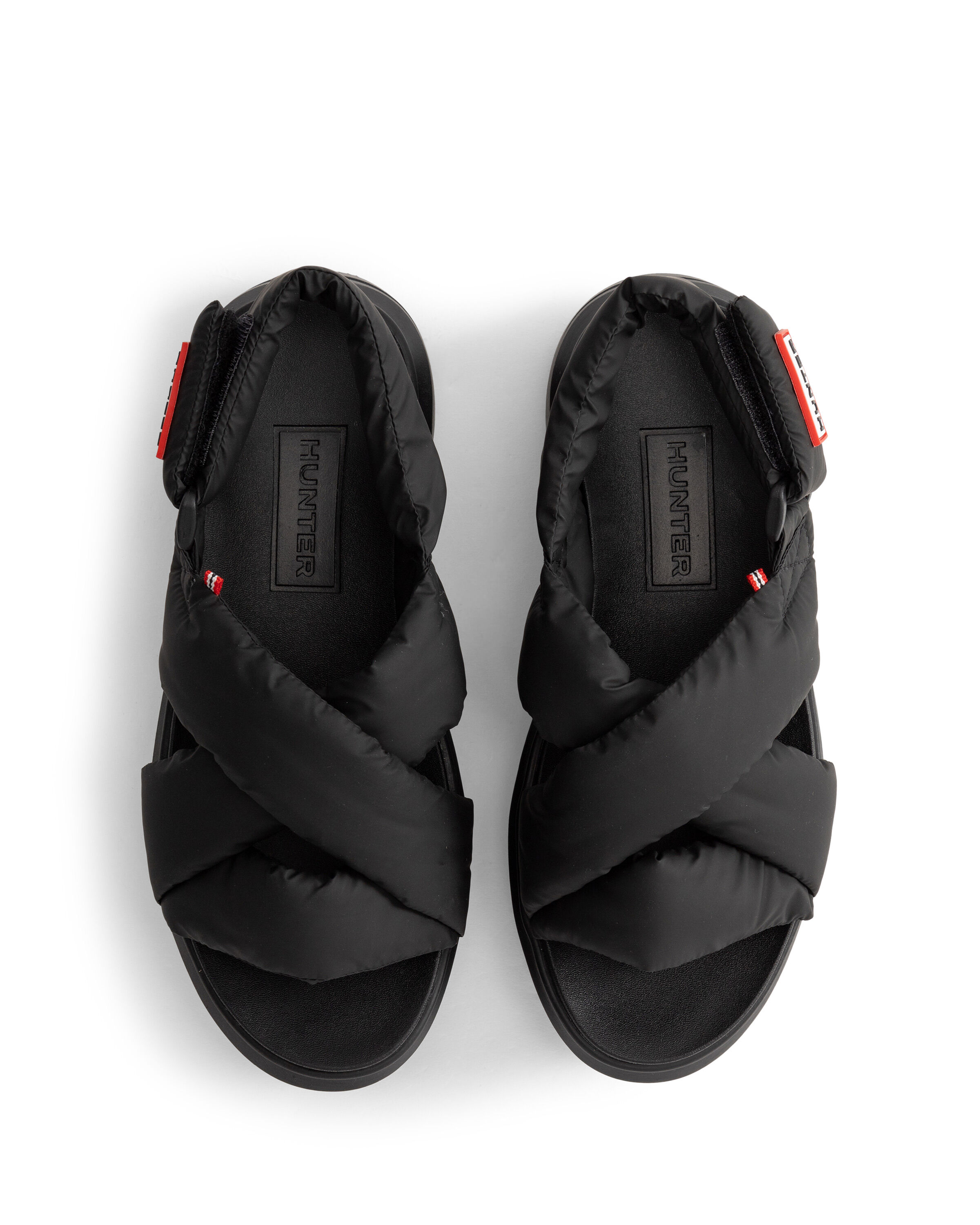 HUNTER「ユニセックス シティ リベル パフド クロスオーバー サンダル」|サンダル|