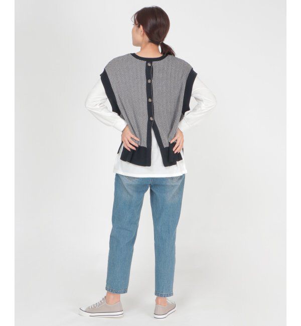 ikka「ニットベストアンサンブル」|ニット・セーター|