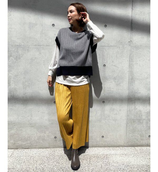 ikka「ニットベストアンサンブル」|ニット・セーター|