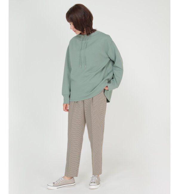 ikka「ウーリッシュフラノテーパードパンツ」|その他|