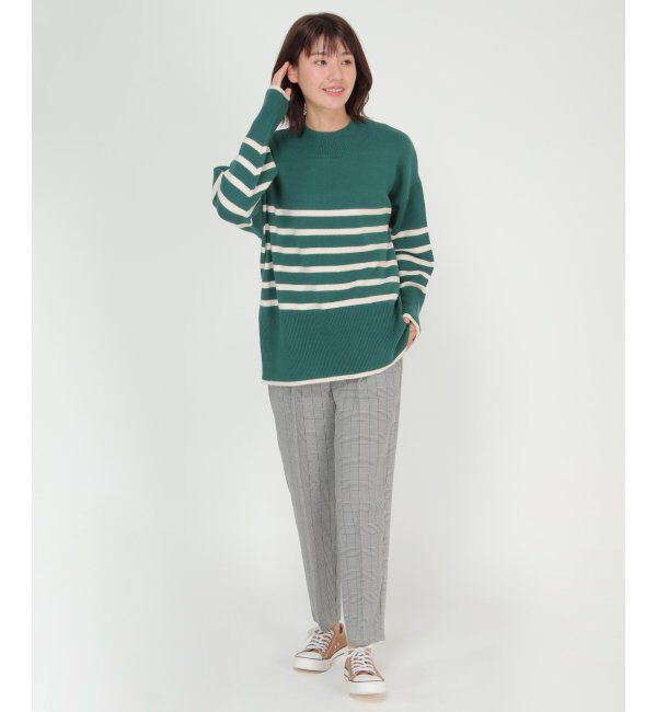 ikka「ウーリッシュフラノテーパードパンツ」|その他|