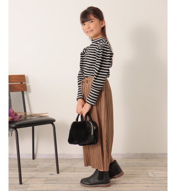 ikka kids「ソデボリュームテレコＢＤＴ」|Tシャツ・カットソー|