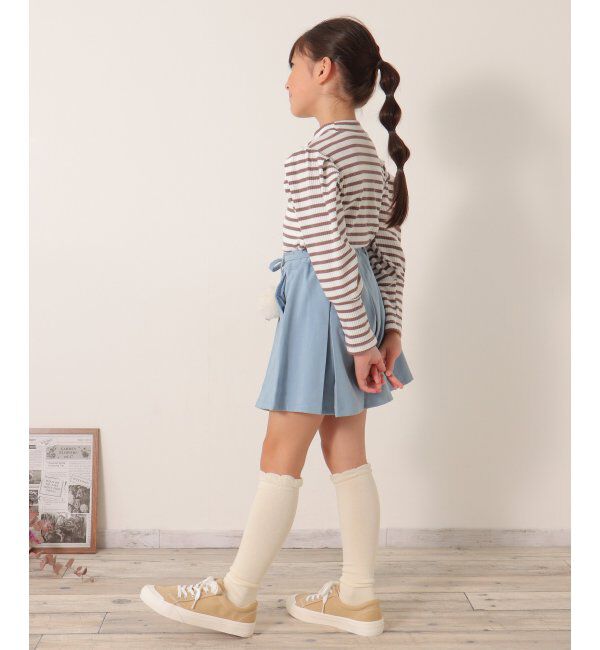 ikka kids「ソデボリュームテレコＢＤＴ」|Tシャツ・カットソー|