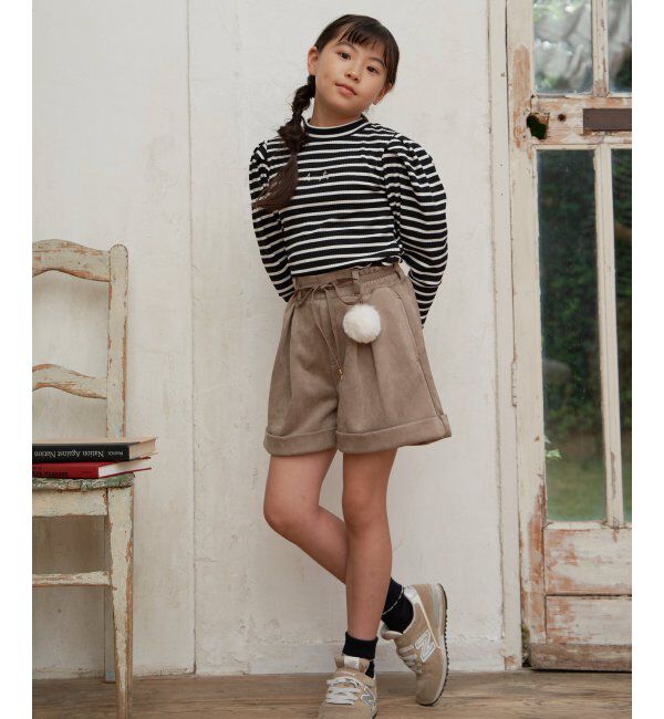 ikka kids「ソデボリュームテレコＢＤＴ」|Tシャツ・カットソー|