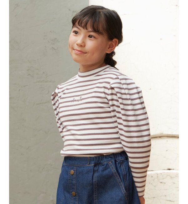 ikka kids「ソデボリュームテレコＢＤＴ」|Tシャツ・カットソー|