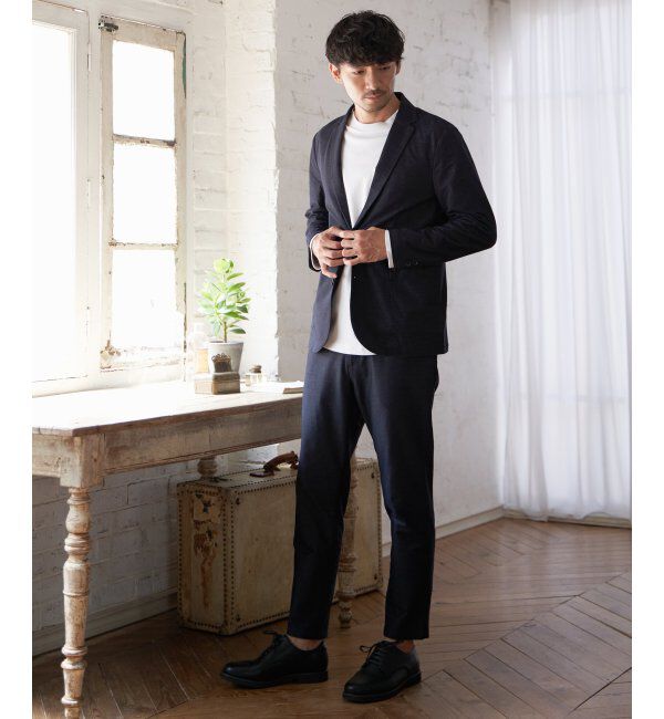 IKKA LOUNGE「【セットアップ対応】GOKU楽ワーク デニムライクジャケット」|テーラードジャケット|