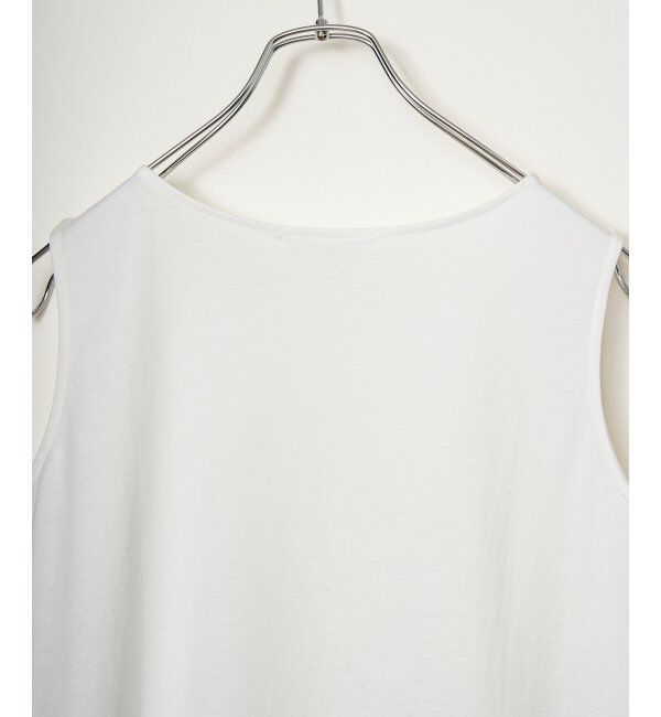 ikka「【雑誌InRed5月号掲載】コットンUSA裾ラウンドノースリプルオーバー」|タンクトップ|