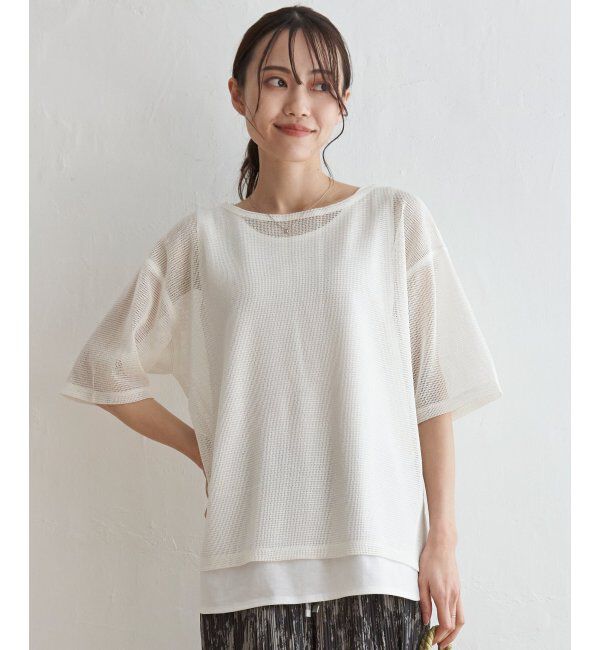 ikka「【2点セット】メッシュレイヤードアンサンブル」|その他|