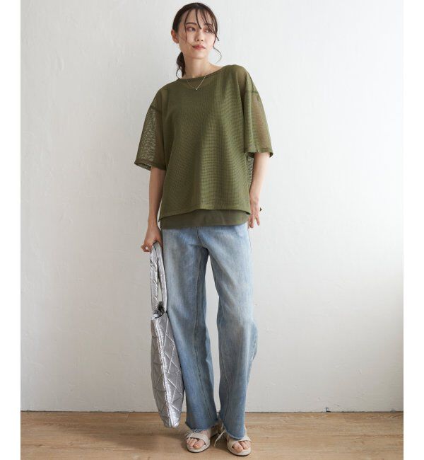 ikka「【2点セット】メッシュレイヤードアンサンブル」|その他|