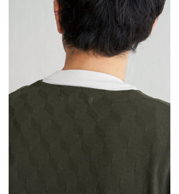 ikka「ジャカードボタンレスカーディガン」|カーディガン|