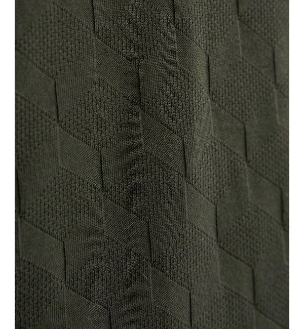 ikka「ジャカードボタンレスカーディガン」|カーディガン|