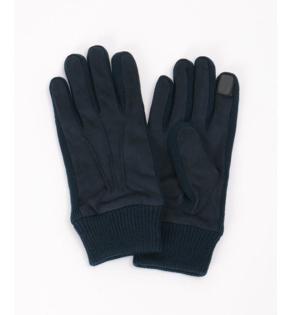 ikka「フェイクスエードグローブ」|手袋|