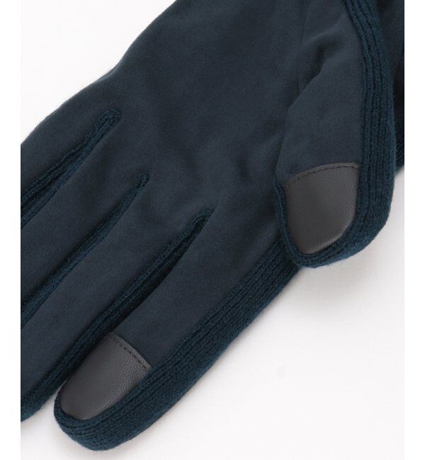 ikka「フェイクスエードグローブ」|手袋|