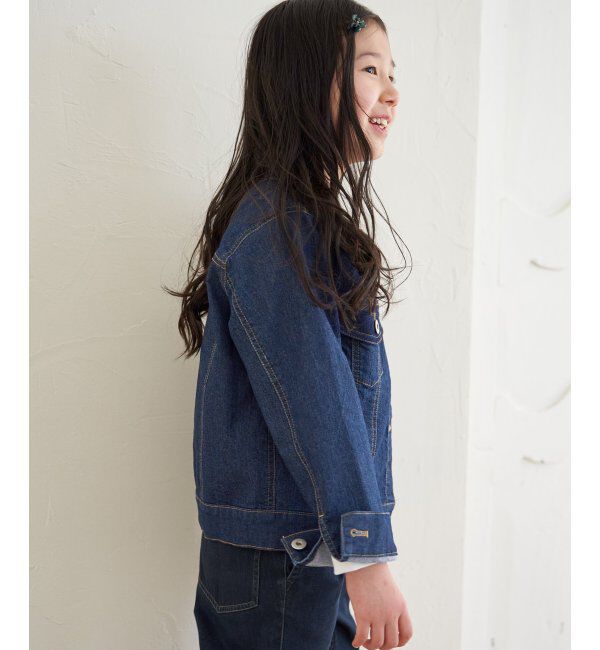 ikka kids「【親子おそろい】デニムノーカラーGジャン（110~160cm）」|その他|