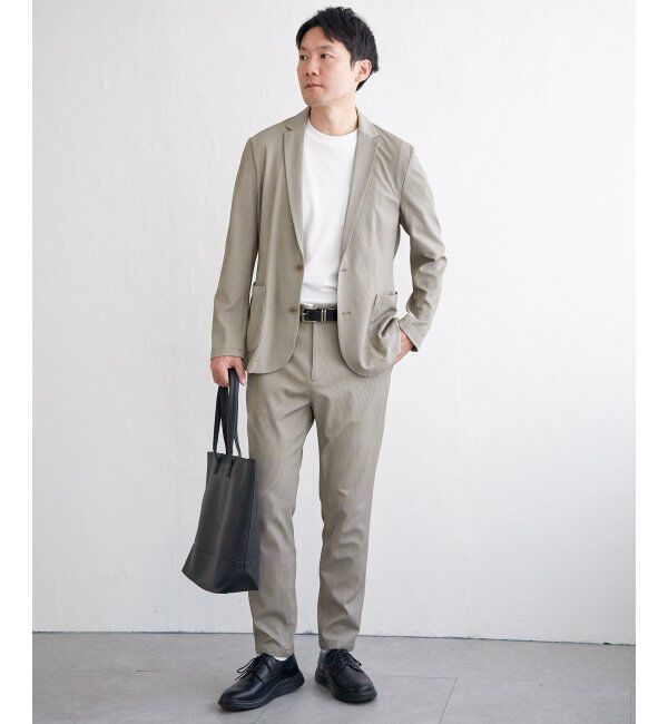 IKKA LOUNGE「【雑誌MonoMax5月号掲載】【セットアップ対応】GOKU楽ワークサッカージャケット」|テーラードジャケット|