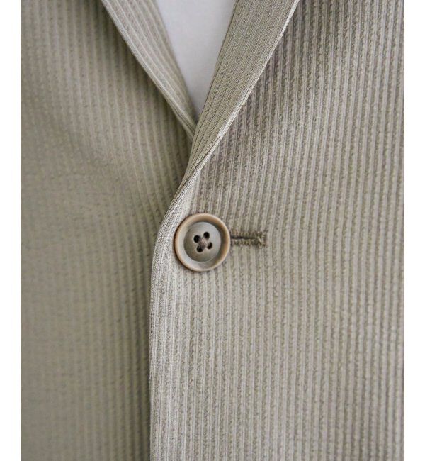 IKKA LOUNGE「【雑誌MonoMax5月号掲載】【セットアップ対応】GOKU楽ワークサッカージャケット」|テーラードジャケット|