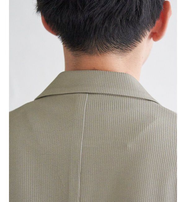 IKKA LOUNGE「【雑誌MonoMax5月号掲載】【セットアップ対応】GOKU楽ワークサッカージャケット」|テーラードジャケット|