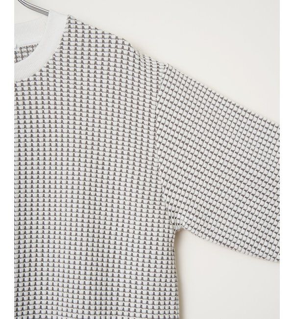 ikka「ビッグワッフルクルーネックプルオーバー」|パーカー|