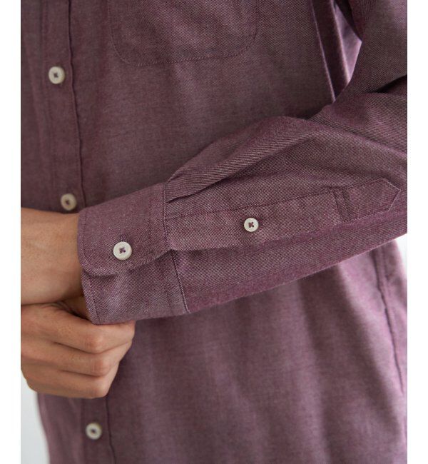 ikka「イージーケアネルスイスカラーボタンダウンシャツ」|シャツ・ブラウス|