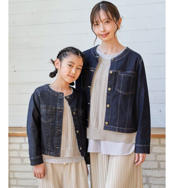 ikka kids「【親子コーデ】サイドリボンニットベストセット（120~160cm）」|その他|