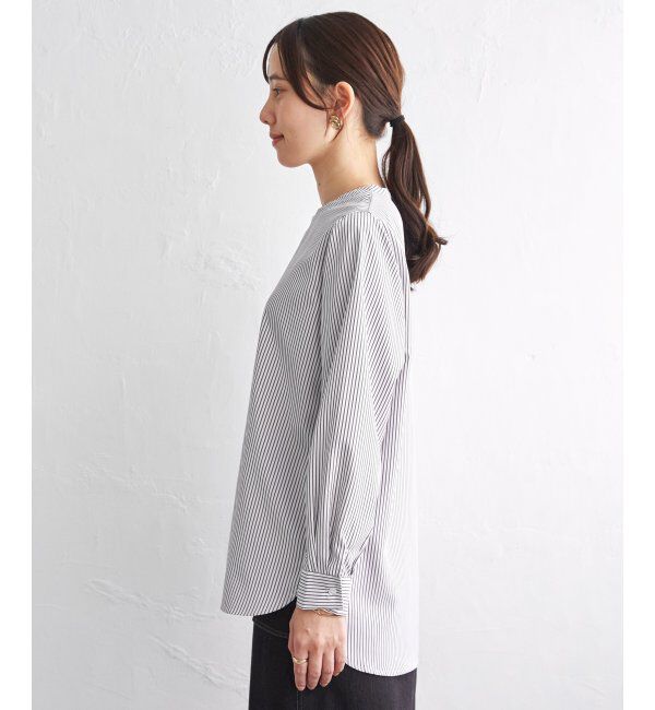 ikka「【雑誌InRed4月号掲載】ニットベストブラウスセット【2点セット】」|シャツ・ブラウス|