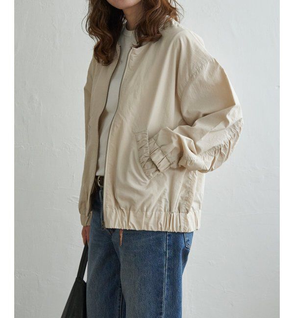 Lbc with Life「ナイロンシャーリングブルゾン」|ブルゾン・スタジャン|