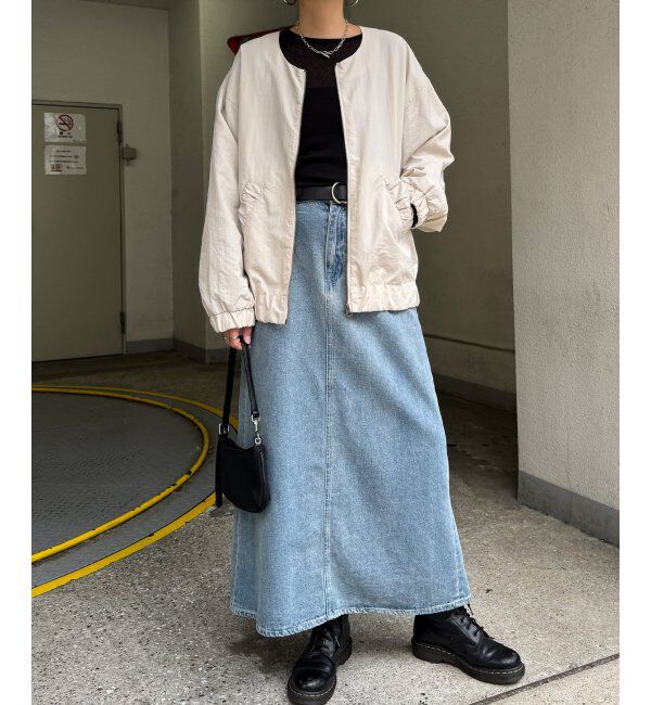 Lbc with Life「ナイロンシャーリングブルゾン」|ブルゾン・スタジャン|