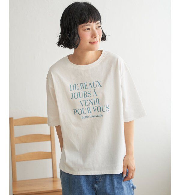 Lbc with Life「プリントロゴビッグTシャツ」|Tシャツ・カットソー|