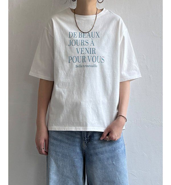 Lbc with Life「プリントロゴビッグTシャツ」|Tシャツ・カットソー|