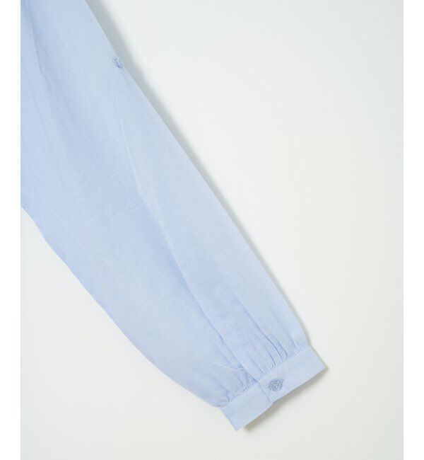 Lbc with Life「コットンボイルギャザーブラウス」|シャツ・ブラウス|