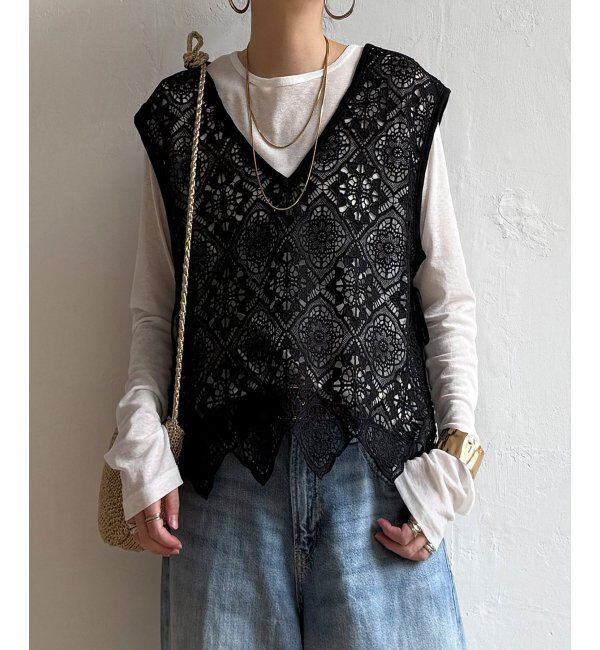 Lbc with Life「2WAYレースベスト」|シャツ・ブラウス|