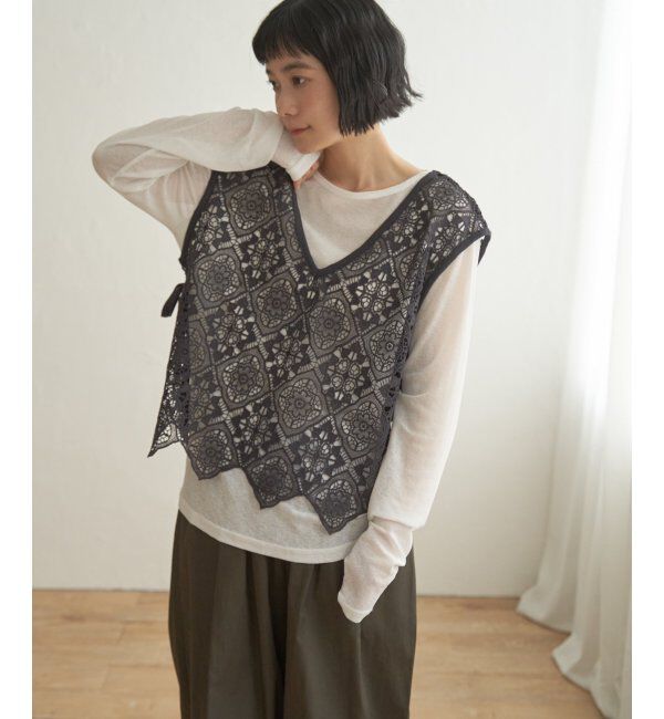 Lbc with Life「2WAYレースベスト」|シャツ・ブラウス|