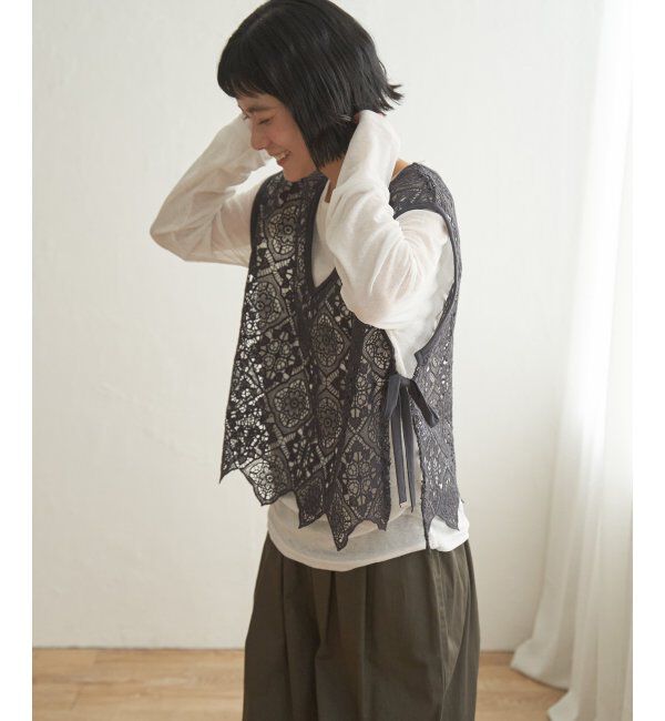 Lbc with Life「2WAYレースベスト」|シャツ・ブラウス|