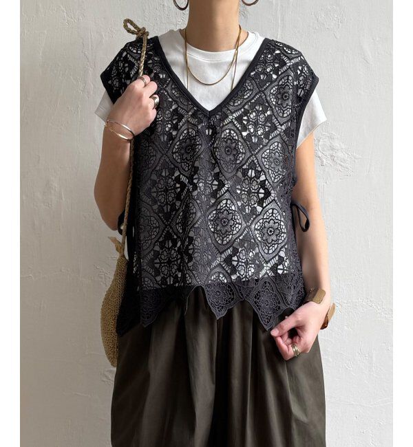 Lbc with Life「2WAYレースベスト」|シャツ・ブラウス|