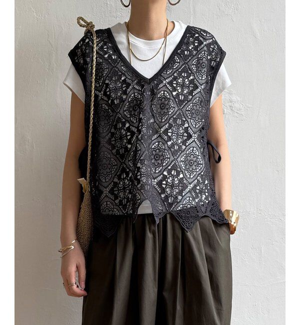 Lbc with Life「2WAYレースベスト」|シャツ・ブラウス|