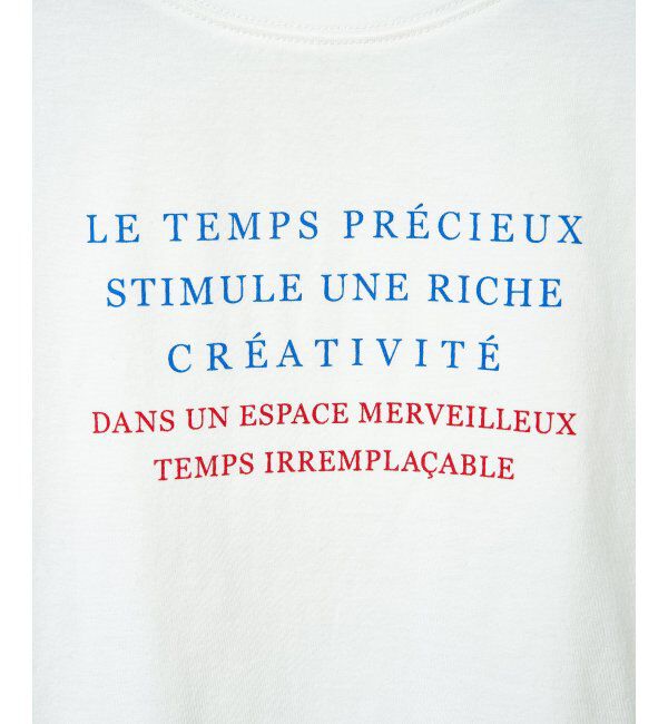 Lbc with Life「コットンロゴプリントTシャツ」|Tシャツ・カットソー|