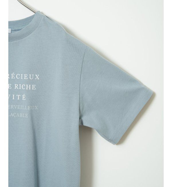 Lbc with Life「コットンロゴプリントTシャツ」|Tシャツ・カットソー|