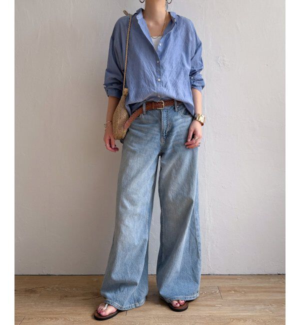 Lbc with Life「コットンゆるシャーリング2WAYシャツ」|シャツ・ブラウス|