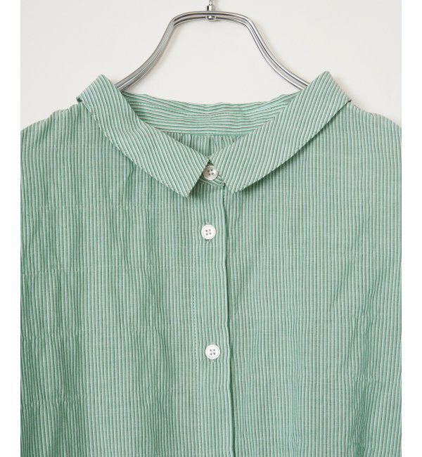 Lbc with Life「コットンゆるシャーリング2WAYシャツ」|シャツ・ブラウス|